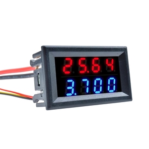 DC 0-200V 10A 0.28 "<span class=keywords><strong>Mini</strong></span> <span class=keywords><strong>LED</strong></span> dijital voltmetre ampermetre 4 haneli gerilim akım ölçer araba pil kapasitesi test cihazı - Product Image 1