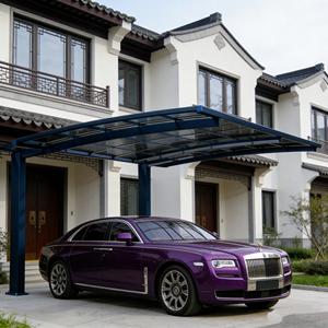 <span class=keywords><strong>Abri</strong></span> de voiture préfabriqué en aluminium avec installation facile, <span class=keywords><strong>abri</strong></span> extérieur résistant aux intempéries pour voitures et camping-cars - Product Image 1