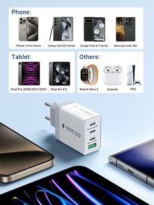 <span class=keywords><strong>Cargador</strong></span> USB de 40 W QC 3.0 Tipo C PD de 20 W con Carga Rápida para <span class=keywords><strong>iPhone</strong></span> 16 15 Samsung Xiaomi Teléfono Móvil Enchufe de Pared para UE EE. UU. Reino Unido - Product Image 6