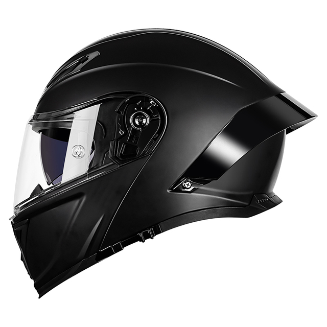 Minimalist Style Helmet With Smooth Buckle Gem Level Hot Sell Product Oriental Technology Double Visor Flip up Motorcycle Helmet