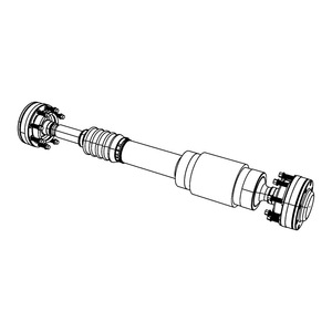 Eje de Transmisión para Jeep 52123555AA 52123553AA 68022105AC, Pieza de Repuesto Trasera de Acero - Product Image 4