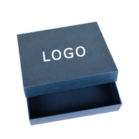 Tiroir d'emballage en papier de carton rigide imprimé de logo personnalisé écologique avec poignée en ruban