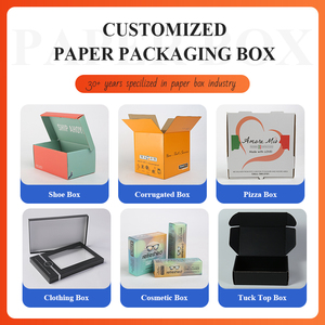 กล่องบรรจุภัณฑ์ด้านนอกกล่องกระดาษขนมหวานกล่องของขวัญสำหรับร้านบูติกกล่องบรรจุภัณฑ์แบบพับออกแบบได้ตามต้องการ - Product Image 5