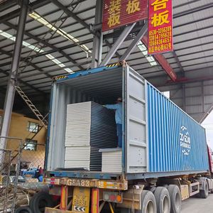 Nhà cung cấp Trung Quốc chống cháy Dễ dàng cài đặt <span class=keywords><strong>Polyurethane</strong></span> tường thép PU lõi bánh sandwich Bảng điều chỉnh bọt trang trí cho prefab nhà - Product Image 5