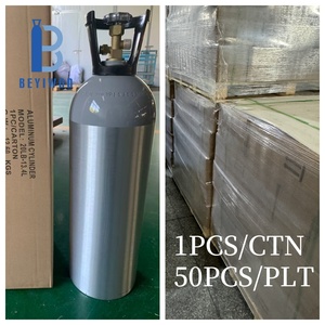 2.5L-20L DOT3AL Bouteille de réservoir de bouteille de <span class=keywords><strong>CO2</strong></span> en aluminium pour l'approvisionnement en gaz de boisson - Product Image 2