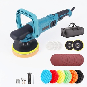 Pulidora Mini para Coche, Lijadora Orbital con Velocidad Ajustable, Herramienta Eléctrica para Pulir y Encerar 220V DIY - Product Image 2