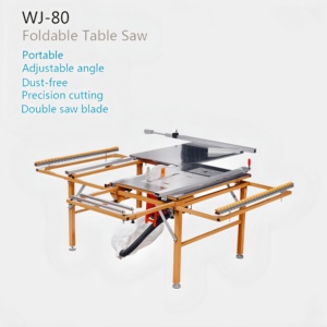 Sega a Pannello di Precisione WJ80: Nuova Sega Orizzontale con Tavolo Scorrevole per Taglio del Legno e Bordatrice Integrata - Product Image 2