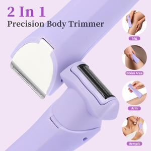 เครื่องโกนหนวดสองหัวสำหรับผู้หญิงใหม่เครื่องเล็มไฟฟ้าแบบสองในหนึ่ง - Product Image 3