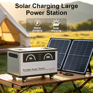 Station d'alimentation solaire portable 3KW 4000Wh LiFePO4, générateur à onde sinusoïdale pure, contrôleur MPPT, lampe torche pour la maison et les situations d'urgence - Product Image 2