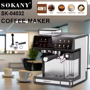EU Plug 220v Stainless Steel Digital Espresso <b>Coffee</b> <b>Machine</b> Touch Screen Brew System Hot Water 20 Bar Hotel <b>Automatic</b> Espresso - Product Image 5