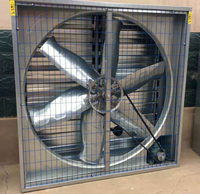 Ventilateur axial en fonte de 50 pouces à fixation murale pour la ventilation industrielle des serres avicoles
