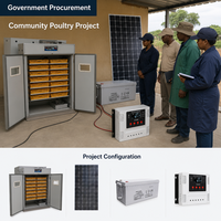 Prix avantageux, incubateur à œufs automatique solaire 1232 œufs, machine d'incubation à batterie