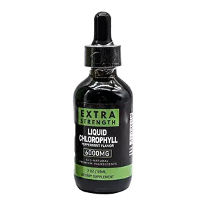 叶绿素液滴-100% 全天然浓缩能量助推器，消化和免疫系统支持，内部Deodora