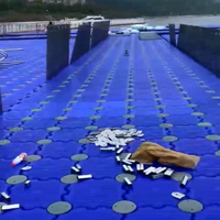Cubes modulaires en HDPE écologiques, protection UV, accessoires gratuits, pont flottant pour jet ski, blocs de pont flottant, pont flottant