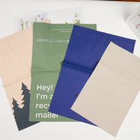 Bolsa de Correo Ecológica Verde Personalizada con Tira Autoadhesiva, Sobre de Embalaje para Entrega de Comercio Electrónico