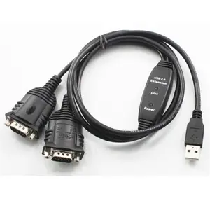 USB 2.0 2 Ports RS-232 to Serial Adapter