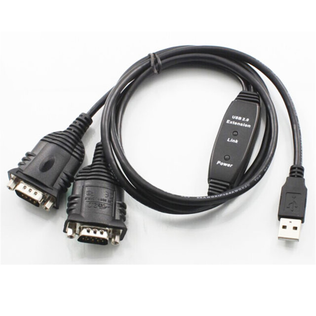 2026 New USB 2.0 2 Ports RS-232 to Serial Adapter