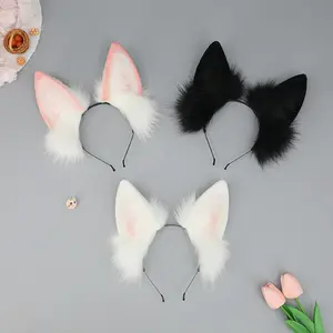 Animal Ears Cute Lolita Hair Headband Accessories Girl Hair Accessories Cosplay Props Fox Ears Headband