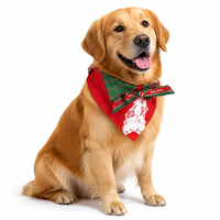 Ensemble de bandanas réversibles pour chien Noël et Halloween, foulard triangulaire ajustable pour animaux de compagnie, bavoir anti-bave pour chats et chiens de petite et grande taille