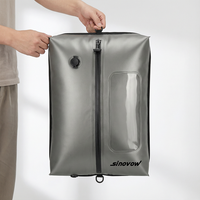Sac de voyage organisateur sous vide personnalisable, durable, léger, portable, multifonctionnel, avec fermeture éclair et design tendance
