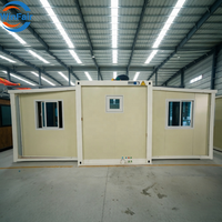Maison conteneur préfabriquée extensible WinFair de 20 pieds avec salle de bain pour villa de luxe / économique en Colombie