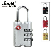 Serrure à combinaison TSA pour bagages de sport, valise à roulettes, petit cadenas à fermeture éclair en alliage de zinc TSA301