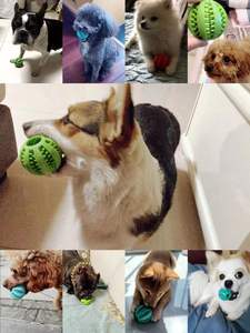 ของเล่นบอลสำหรับสุนัข ทนทาน ทำจากยางนิ่ม ปลอดสารพิษ ทนต่อการกัด ใช้เป็นที่ใส่ขนมสัตว์เลี้ยง ช่วยทำความสะอาดฟัน - Product Image 6