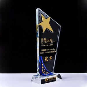 Trofeo de Cristal en Forma de Estrella K9 en Blanco para Premios, Venta al Por Mayor de Fábrica, Logotipo Personalizado, Grabado Láser 3D, Trofeo de Cristal con Estrella - Product Image 4