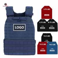 Gilet de musculation ajustable avec logo personnalisé pour la course et l'entraînement en salle de sport