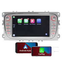 Autoradio Android 4 cœurs, écran HD 7 pouces, WiFi, Carplay sans fil, Android Auto, radio FM, Bluetooth, lecteur DVD de voiture, autoradio Android Ford