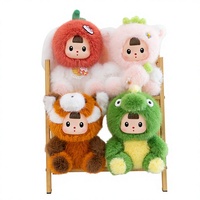 Q-Adorable Three Younger Sisters Plush Doll, poupée en peluche rembourrée de coton PP, ornement polyvalent (CFTDT25099)