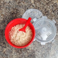 Cuiseur à riz et cuiseur vapeur micro-ondable avec couvercle, boîte à lunch en plastique, capacité 2,1-3L, simple couche, pour réchauffer le riz et les nouilles