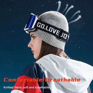 REXCHI DMZ93 Chaud Personnalisé Bonnets Chapeaux Casquettes Partout Logo Hiver En Gros Imprimé <span class=keywords><strong>Bonnet</strong></span> De Ski Tricoté - Product Image 4