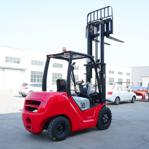 Forklift Diesel 3 Ton Efisiensi Tinggi CE EPA, Forklift Diesel Penggerak 4 Roda untuk Penghijauan Perkotaan Segala Medan, Forklift Diesel Pengangkat Hidrolik - Product Image 6