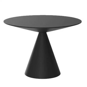 Modern Round Metal Coffee Table Small Black Sofa <b>Side</b> Tea Table for Living Room Home Furniture - Product Image 1