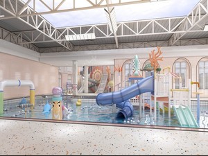 Parque Acuático Interior HELLO CAT con Piscina <span class=keywords><strong>de</strong></span> Pelotas y Toboganes <span class=keywords><strong>para</strong></span> Niños y <span class=keywords><strong>Adultos</strong></span> - Product Image 5