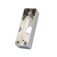 Bouton de sortie de haute qualité à bon prix 86*86mm DC 12V Système de contrôle d'accès de porte en alliage de zinc Boîte métallique pour bouton de sortie
