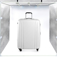 Nouvelle Grande Boîte à Lumière PULUZ 80 cm, Tente de Studio Souple avec Fond, Lumière LED Flash pour Studio Photo, Kit Softbox pour Salle de Prise de Vue Photo