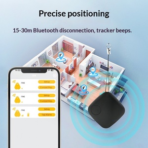 Traceur intelligent anti-perte carré en plastique avec alarme bidirectionnelle, capture de photos et positionnement cartographique pour la recherche d'objets et les personnes âgées - Product Image 3