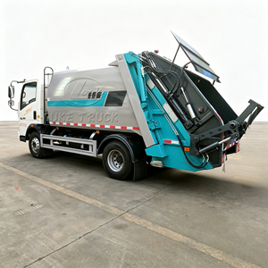 SINOTRUK HOWO 8 Cubic Meter Compression Garbage Truck Lorry with Sewage Tank Hydraulic Bin Lifter City Rubbish Collection Truck - Product Image 6