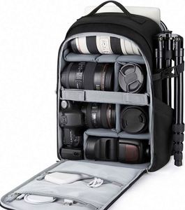 Mochila rosa para cámara, mochila suave para portátil, para cámaras DSLR 700D Canon, Caden, Nikon NX100, video 5D Mark, Intax Mini 11, Besfoto (muestra gratuita) - Product Image 3