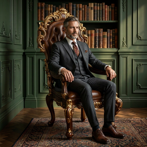 Luxury Royal Maharaja King Arm <b>Chair</b> - Indian Maharaja Throne <b>Chair</b> | Royal <b>Velvet</b> Carved Wooden King <b>Chair</b> for Wedding & Living - Product Image 1