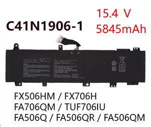 แบตเตอรี่ C41N1906-1 C41N1906ของแท้สำหรับ ASUS TUF FX506 FA706IU เกม90Wh <span class=keywords><strong>FA506</strong></span> 15.4V - Product Image 3