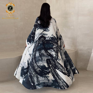 Zaynab Robe de soirée Abaya Décontracté Africain Uae Abayas Robes <span class=keywords><strong>Nada</strong></span> Tissu Turc En Gros Robe De Soirée Abaya - Product Image 4