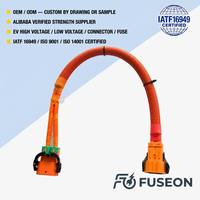 Kabel Sambungan Busbar Tugas Berat Arus Besar Isolasi PVC Tembaga Crimp Ultrasonik untuk Sistem Penyimpanan Energi