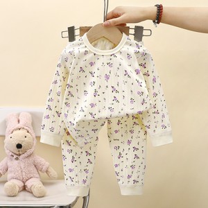 Nuevo Conjunto de Ropa Casual de Algodón para Niños, Manga Larga, Dibujos Animados de Animales y Letras, Pijamas de Otoño para Niños y Niñas - Product Image 3