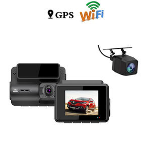 Cámara para Coche con Pantalla <span class=keywords><strong>LCD</strong></span> de 2 Pulgadas, Doble Lente, 4k, Grabadora de Conducción, Cámara de Reversa, Visión Nocturna, con Aplicación, Wifi, <span class=keywords><strong>DVR</strong></span> para Coche - Product Image 6