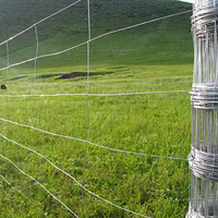 Clôture pour bétail galvanisée personnalisable, élevage de chèvres, élevage de moutons/clôture pour cerfs, filet de clôture pour bétail, filet de clôture pour champ et ferme