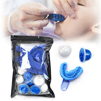 Plateaux en silicone pour orthodontie, fabricant de prothèses dentaires, kit de moules pour dents, logo personnalisé, vente en gros
