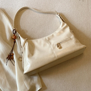 Large Capacity Tote <b>Bag</b> Women PU Leather Tote <b>Bag</b> Retro Casual Shoulder <b>Bag</b> for <b>Work</b> Commute - Product Image 5